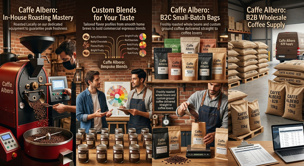 Coffee Machines and Fresh Roasted Beans