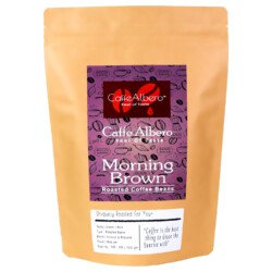 front caffe albero morning brown roasted coffee beans 500gm